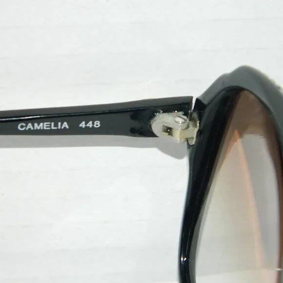 Stendhal Vintage 70’s-80’s Designer Black Glasses Frames w/ +2.50 Reader lenses - Picture 12 of 14